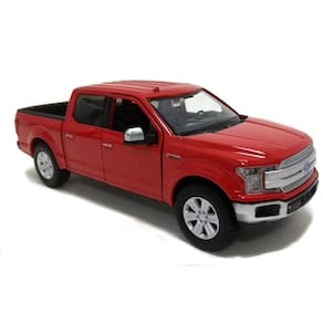 Carro Ford F-150 Lariat Red Diecast Modelo 1:24-1:27