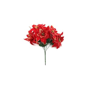 Buquê Bico Elegance Le Vermelho com 5 Flores 17x29cm