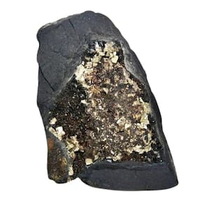 Shungite Com Pirita Extra Incrustada Para Coleção 77m 198g