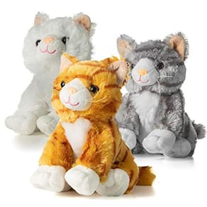 Gatos de pelúcia - Brinquedos de pelúcia grandes (10 polegadas) - a granel