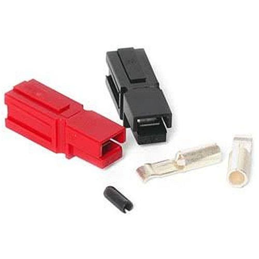 Conjunto de conectores Powerpole 30A desmontado vermelho/preto (10 conjuntos)