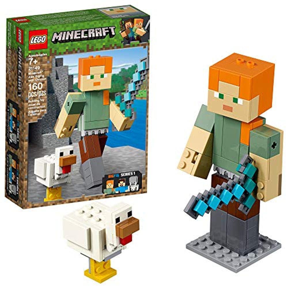 Boneco Minecraft Alex Articulado