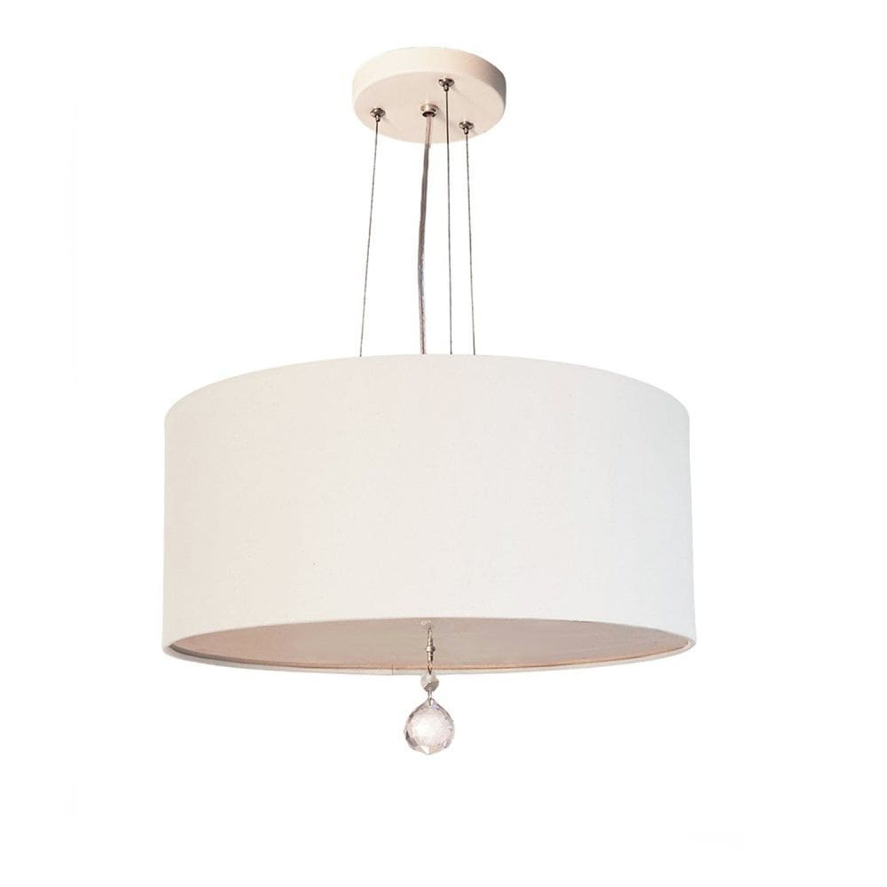 Pendente LED 30x15cm Lili 4914 Tom Luz Iluminação Branco