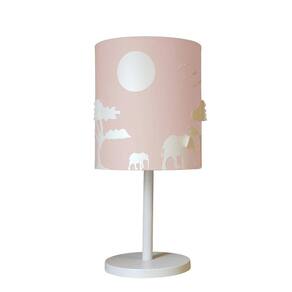 Abajur de Mesa 1 Foco 15W Savana Tom Luz Iluminação Rosa-bebê