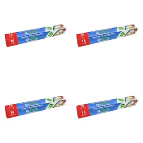 Kit 4 Pacotes de Filmes PVC 28cm x 15m Guarufilme
