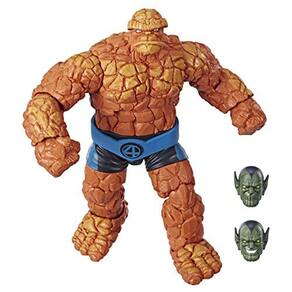 Brinquedo Fantastic Four Action Figure Thing, Premium, 1 acessório, 2 peças Build-A-Figure