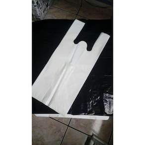 Sacola Plástica Branca 5 kg - Resistente e Versátil