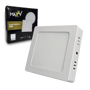 Kit 10 Painéis LED 6W - Branco Frio, Economia de Energia