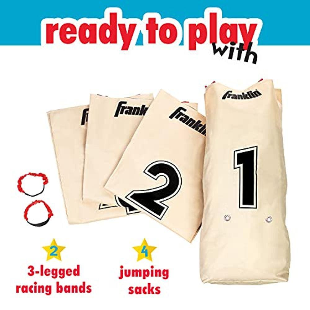 Kit de jogos Potato Sack & 3-Legged Race - Crianças - 2 jogos em 1