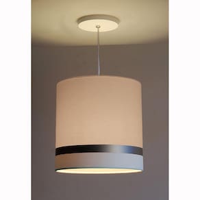 Pendente 15W Faixa Dupla 5771 Tom Luz Iluminação Cru/Bronze/Branco