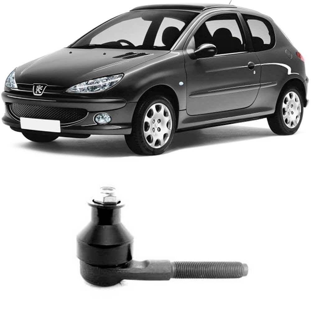 Terminal Direção Peugeot 206 2001 A 2010 Dianteiro Motorista