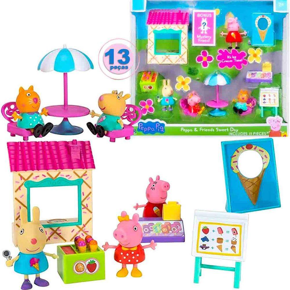 Playset Peppa Pig e Friends - Hora de Brincar - Sunny