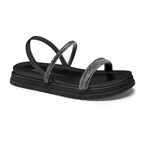 Sandália Dakota Flatform Papete Com Brilho e Strass Feminino Y3013