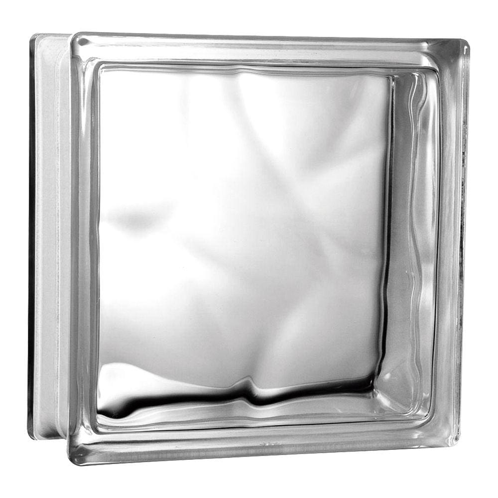 Kit 4 Tijolos Bloco Vidro Transparente Op 19x19x8 Tradestar
