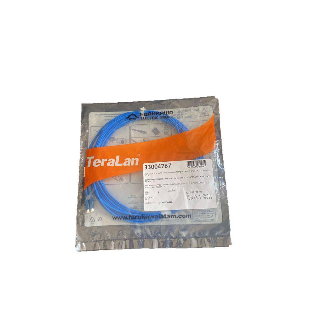 Cordão Duplex Conectorizado Sm G657A2 Lc-Upc 6Mts 33004787
