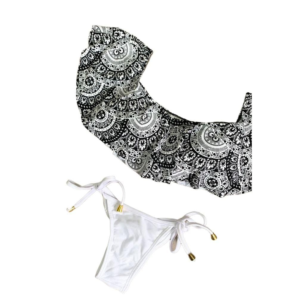 Biquíni Ciganinha Calcinha Amarra Lateral e Empina Bumbum