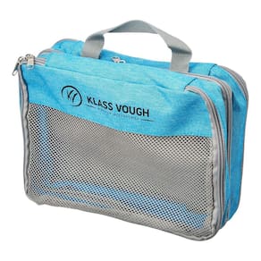 Nécessaire De Viagem Klass Vough Com Compartimentos Azul Ref. Xj-077