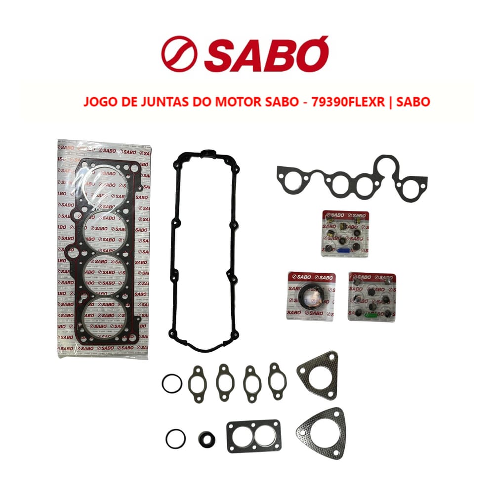Jogo Superior Junta Motor Sabó Volkswagen Logus 1.6 8V 1995 A 1996