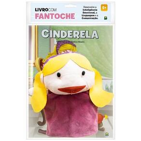 Livro + Fantoche Cinderela - Interativo e Lúdico