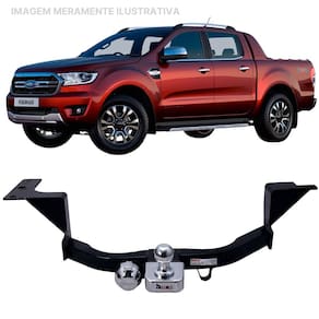 Engate Reboque Rabicho Fixo Ranger 2022 ate 2023 1000Kg