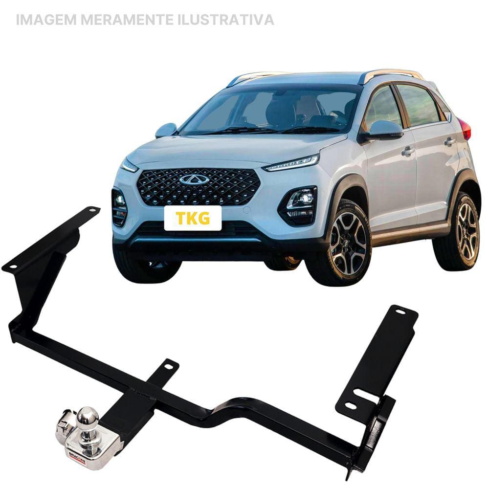 Engate Reboque Rabicho Fixo Tiggo 3X 450Kg