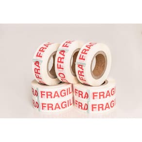 Fita Adesiva Frágil 44mm x 200metros - Kit C/7 Rolos