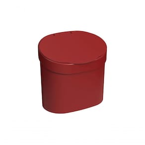 Lixeira Plástica Coza Para Pia Vermelho Bold 4L 22,8 X 15,6 X 22,4 Cm Linha Basic Vermelho Bold