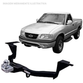 Engate Reboque Rabicho Fixo Chevrolet S10 1995 a 2000 500Kg