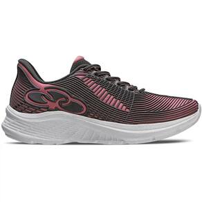 Tênis Olympikus Cyan Feminino - Preto/Hibisco