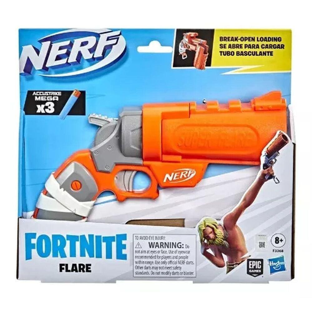 Brinquedo Lança Dardos Nerf Fortnite Reskin - Com 8 dardos Nerf Mega  Oficial - E7065 - Hasbro