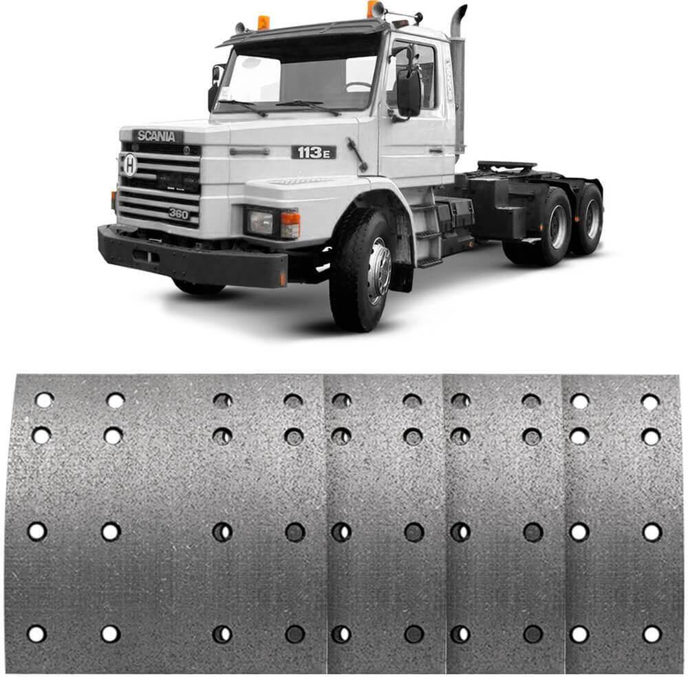 Lona Freio Dianteira Roda Raiada Scania T 113 1991 a 1998