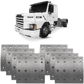 Lona Freio Traseira Scania T 112 R 142 81 a 91 Lonaflex L497