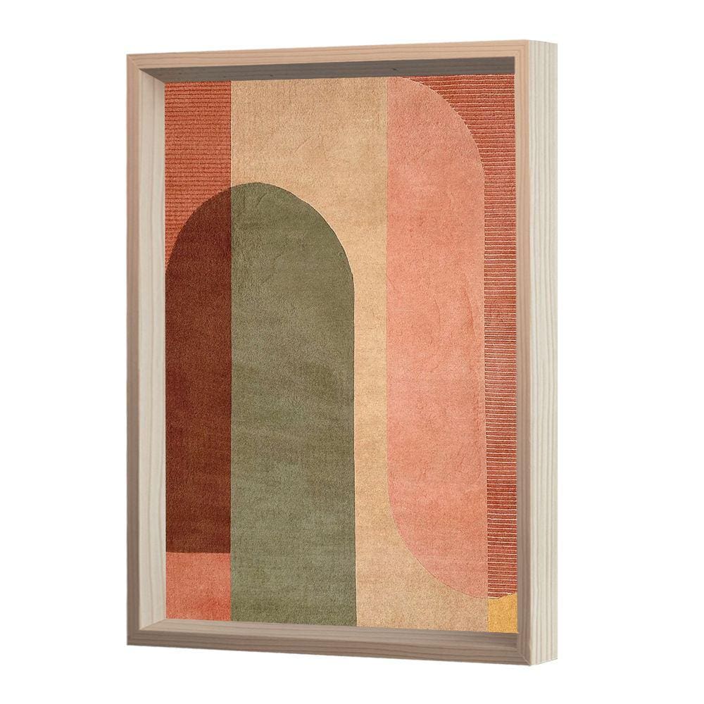 Quadro Decorativo Abstrato Formas Boho Cores Sala Grande