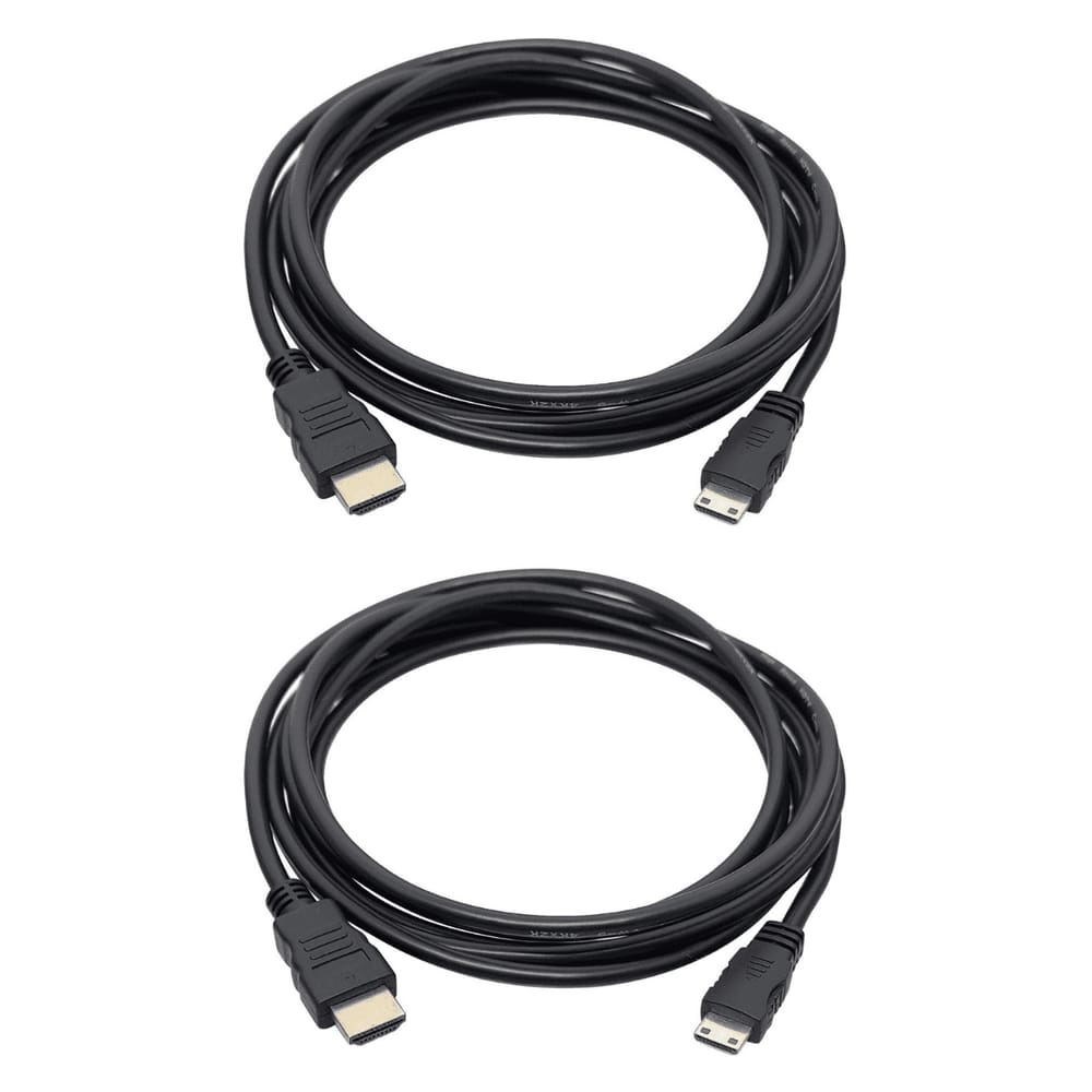 Kit 2 Cabo Mini HDMI Para HDMI 4k Ultra HD 1,5 Metros