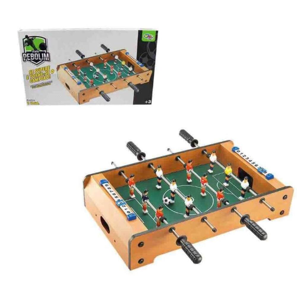 Bambalalão Brinquedos Educativos Futebol de Mesa Pebolim Jogo