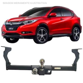 Engate Reboque Rabicho Removivel HRV 2015 a 2023 1000Kg