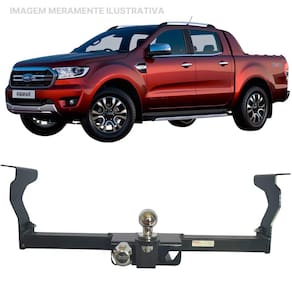 Engate Reboque Rabicho Removível Ranger 2022 a 2023 1500Kg