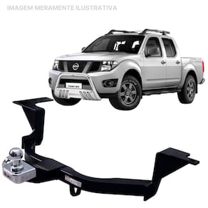 Engate Reboque Rabicho Fixo Frontier 2008 a 2016 1000Kg