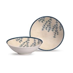 Conjunto 6 bowls decorados Acetinado 300ml Spices