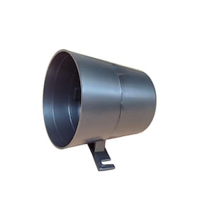 Sirene Piezo Glk 1 Tom Preta 12 Volts Alarme Cerca Eletrica