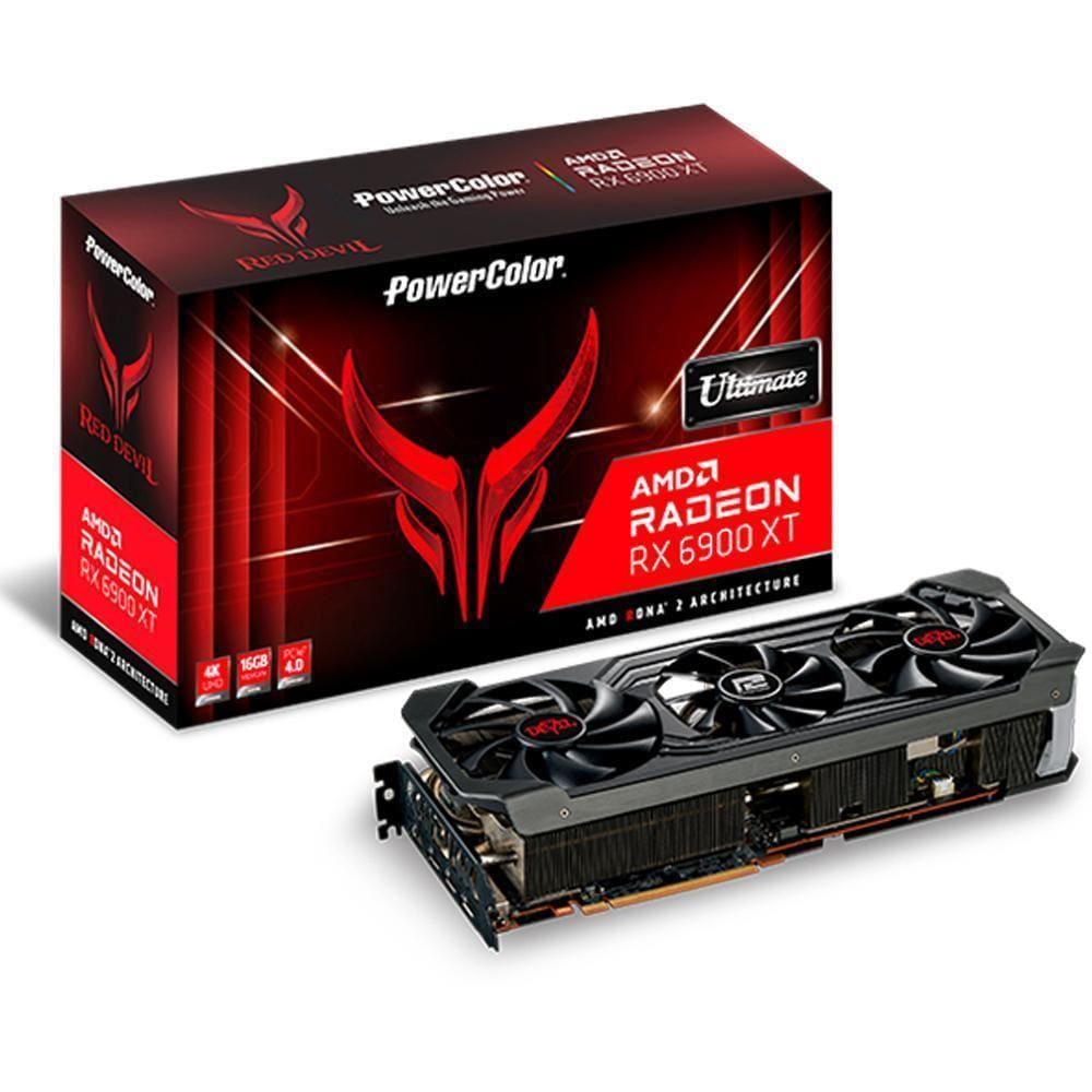 Placa De Vídeo Power Color Radeon AXRX 6900XTU16GBD6 - 3DHE/