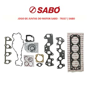 Jogo Junta Superior Motor Chevrolet Prisma 1.4 L 8V Sohc L4 2009 A 2013 Sabó