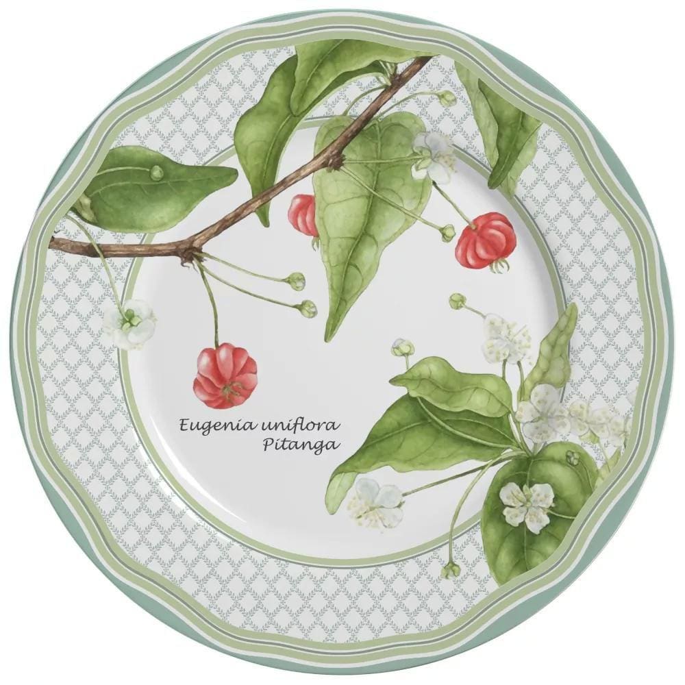 Conjunto com 6 Pratos Raso Pitanga Ø29cm