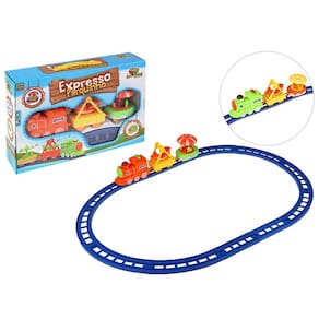 Pista Ferrorama Trenzinho Locomotiva Infantil Luzes Som TREM