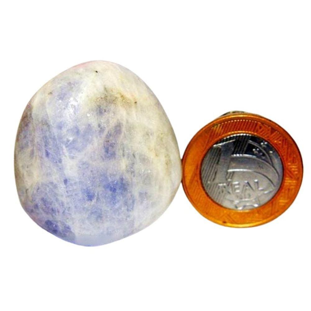 Ambligonita Roxa Rolado Pequena Extra Qualidade 30 a 55mm