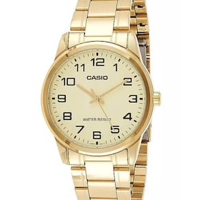 Relógio Casio Masculino Collection Dourado Mtp-V001g-9Budf