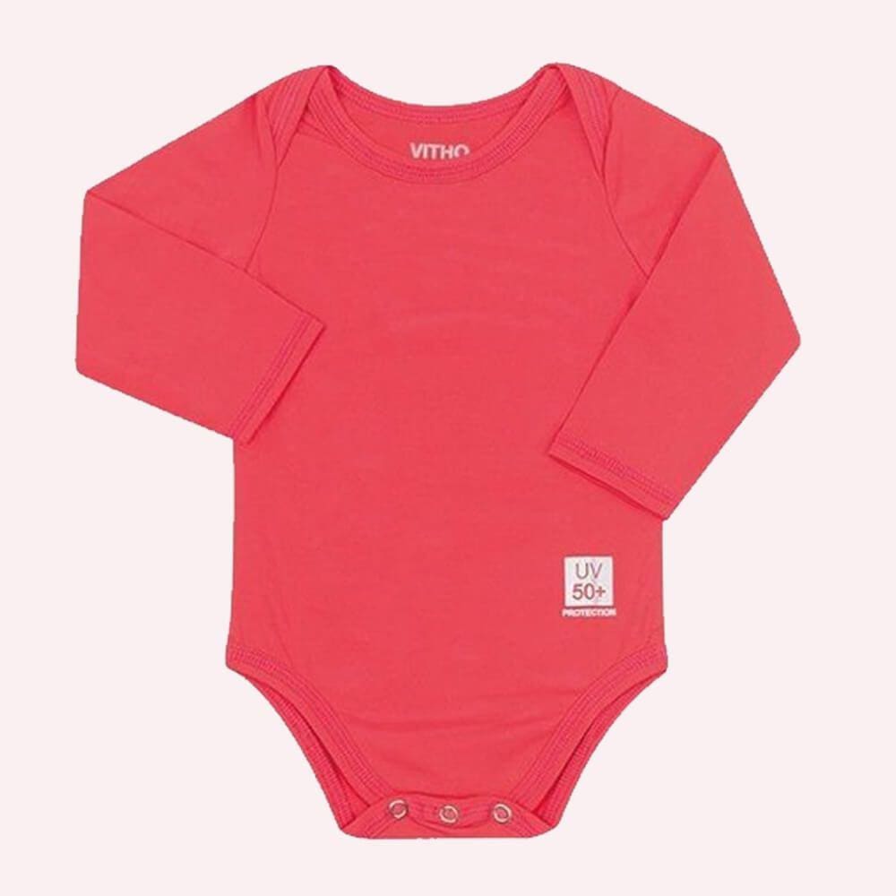 Body UV Infantil Térmico Bebe Theo 50+ Laranja GG