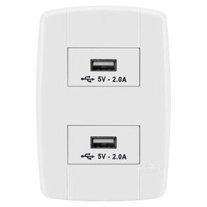 Conjunto 2 Tomada Usb - Ilumi Lev - 87022