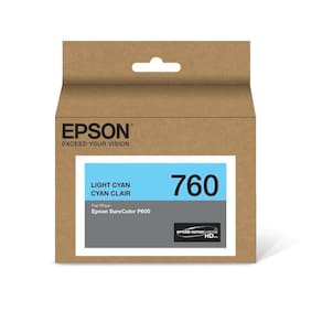 Cartucho de Tinta Epson T760520 UltraChrome Light Cyan 26ml
