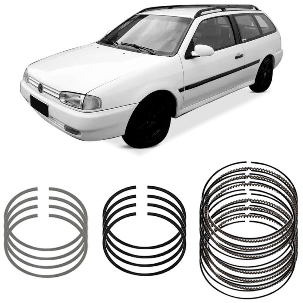 Jogo Anel Segmento 1.00 Parati 1.6 1.8 88 A 99 Metal Leve